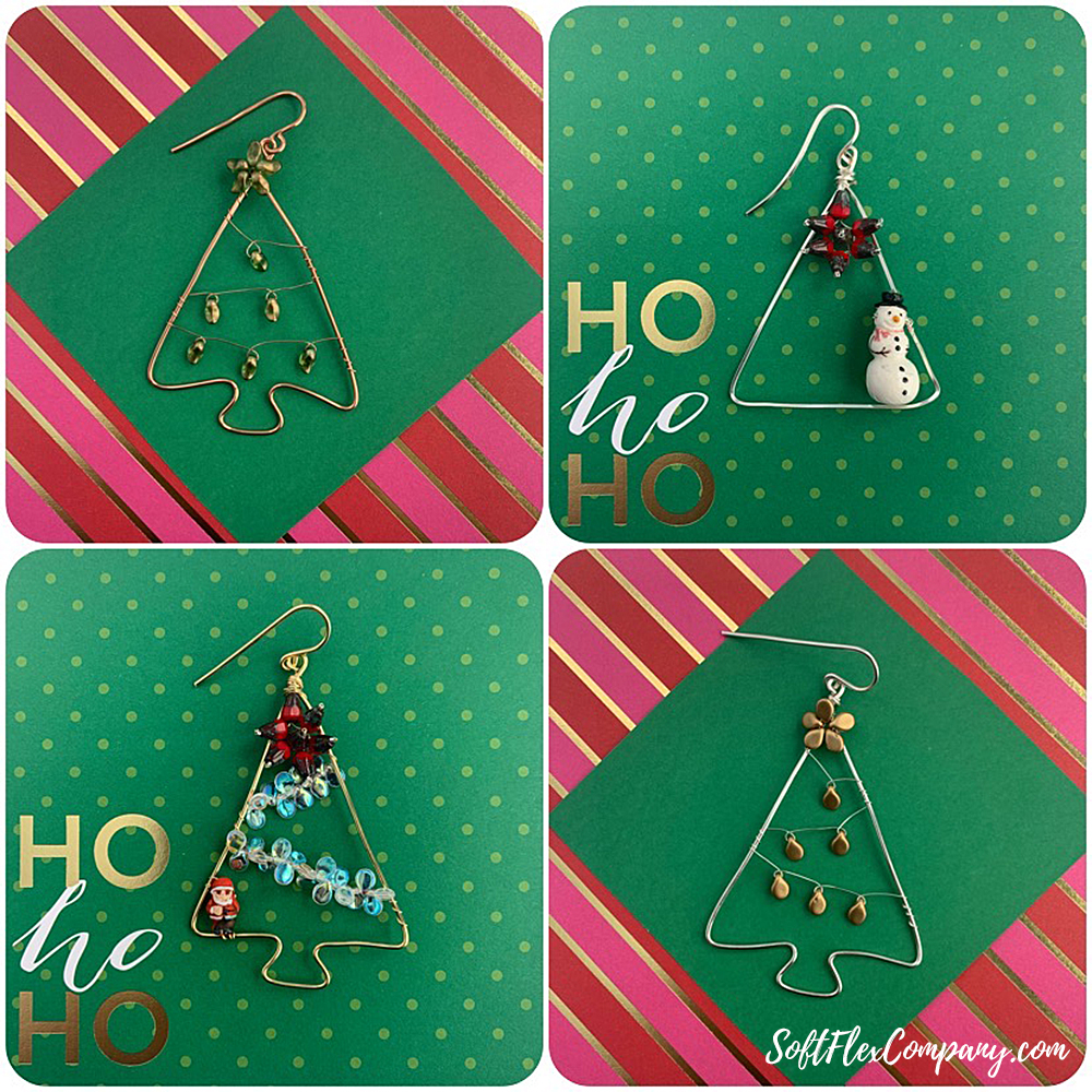 WigJig Beaded Christmas Tree Ornaments by Sara Oehler