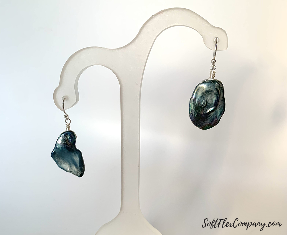 Cornflake Pearl Earrings by Sara Oehler