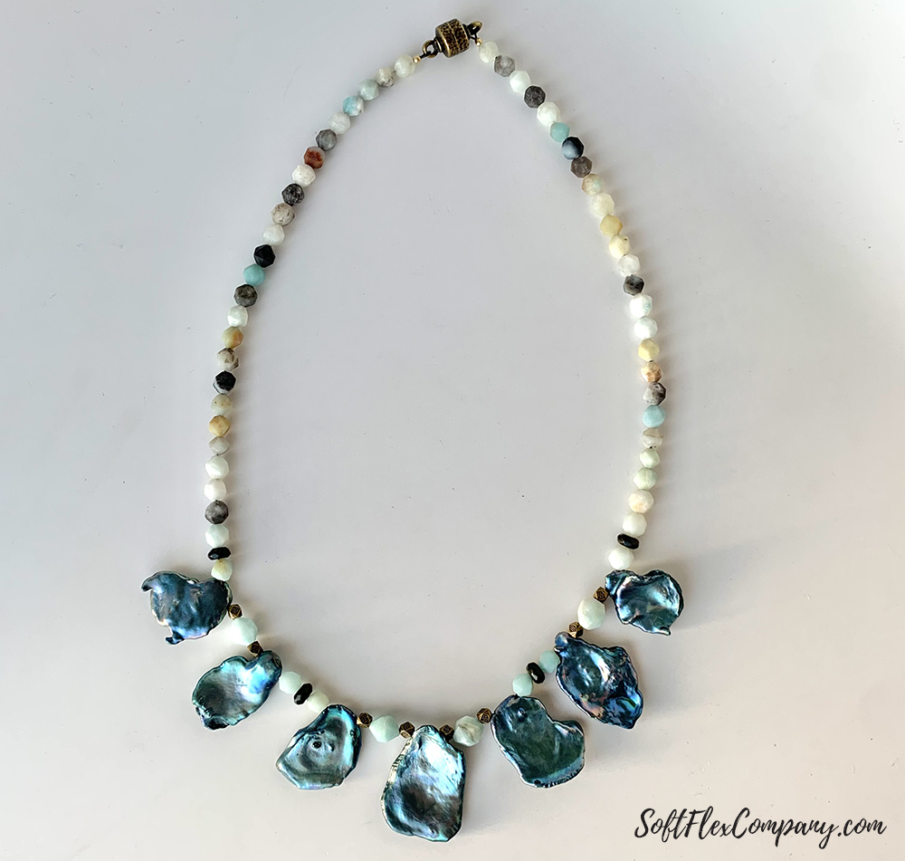 Cornflake Pearl Necklace by Sara Oehler