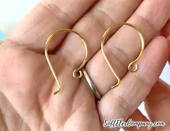 Soft Flex Craft Wire Earrings by Sara Oehler