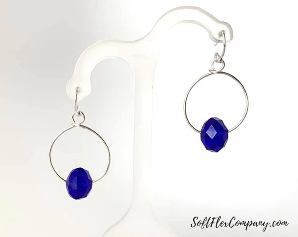 Soft Flex Craft Wire Hoop Earrings by Sara Oehler