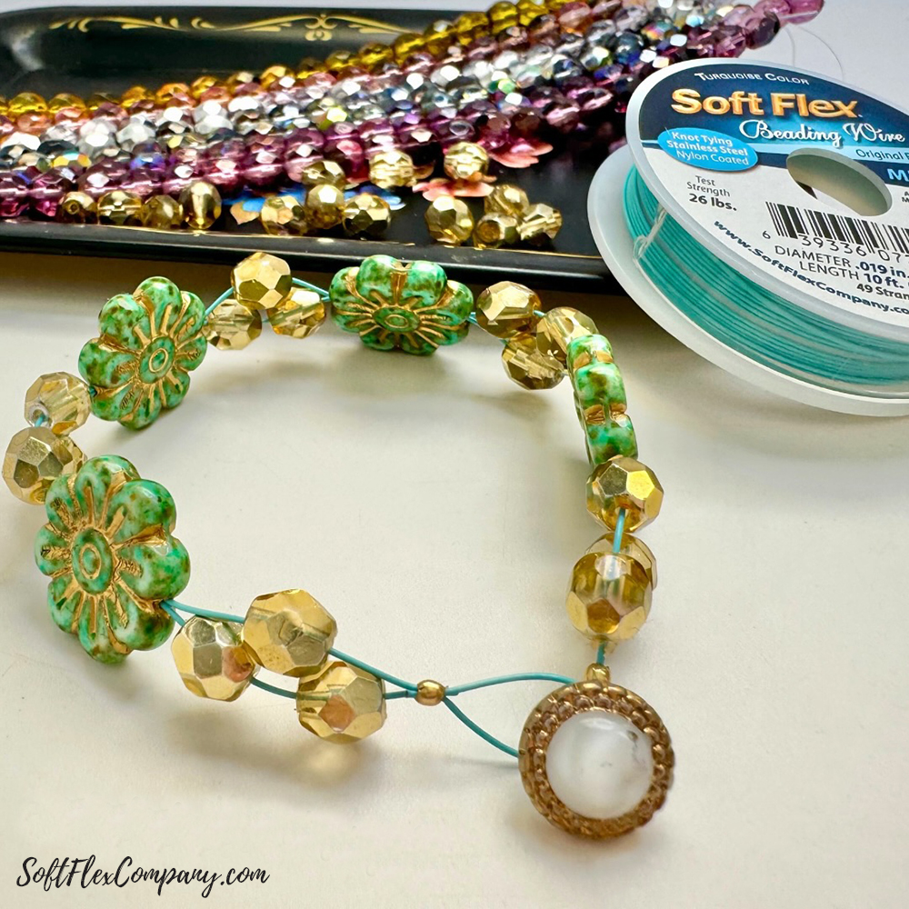 Czech Glass Bead Bracelet by Sara Oehler