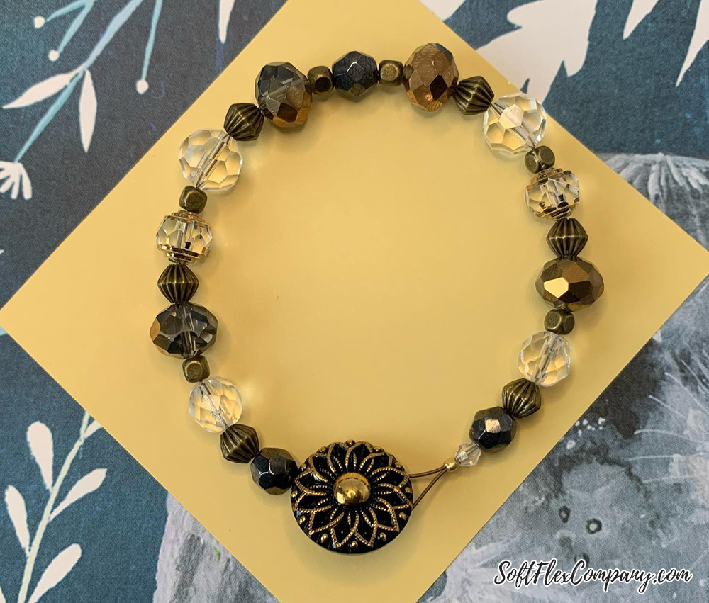 Bracelet with Button Clasp by Sara Oehler