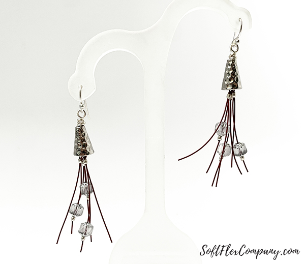 Czech Glass Cathedral Beaded Earrings by Sara Oehler