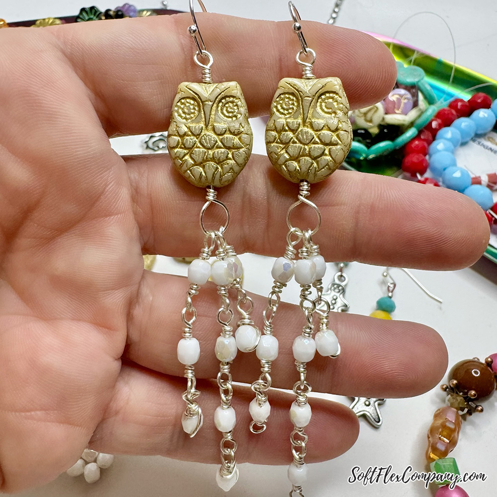 Owl Earrings by Sara Oehler