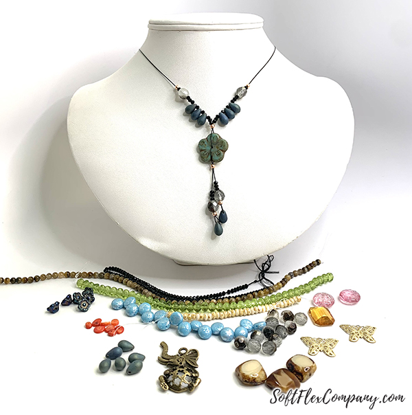 Dollar Bead Box Necklace by Sara Oehler