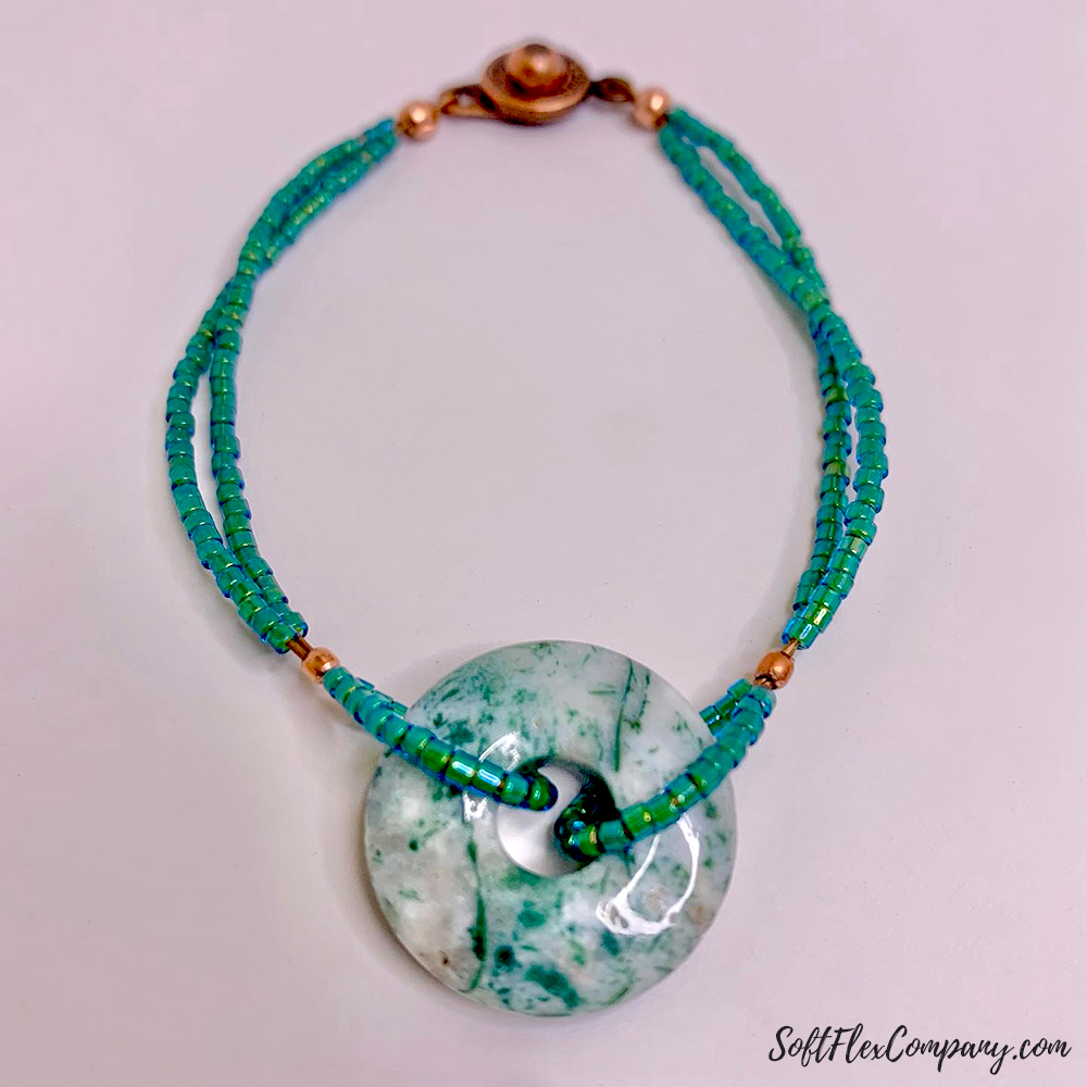 Donut Bead Bracelet by Sara Oehler