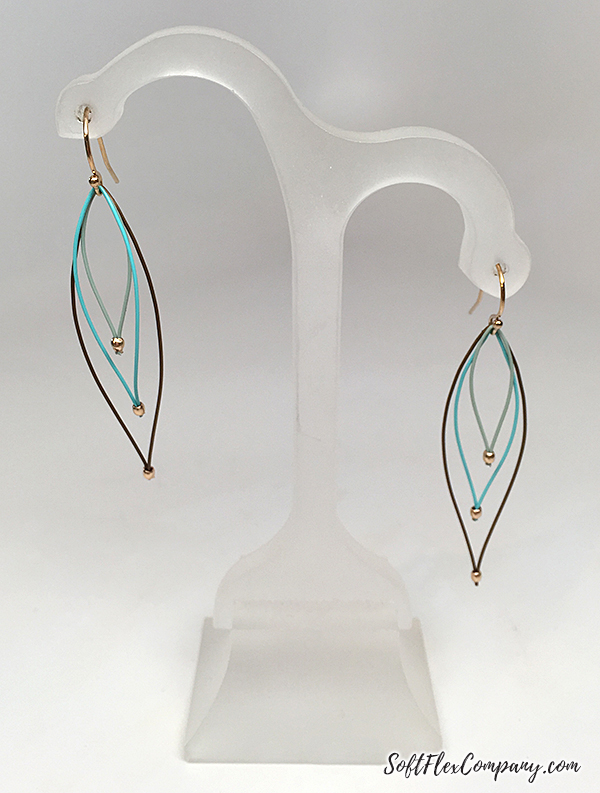 Magical Crimping Drop Earrings by Sara Oehler