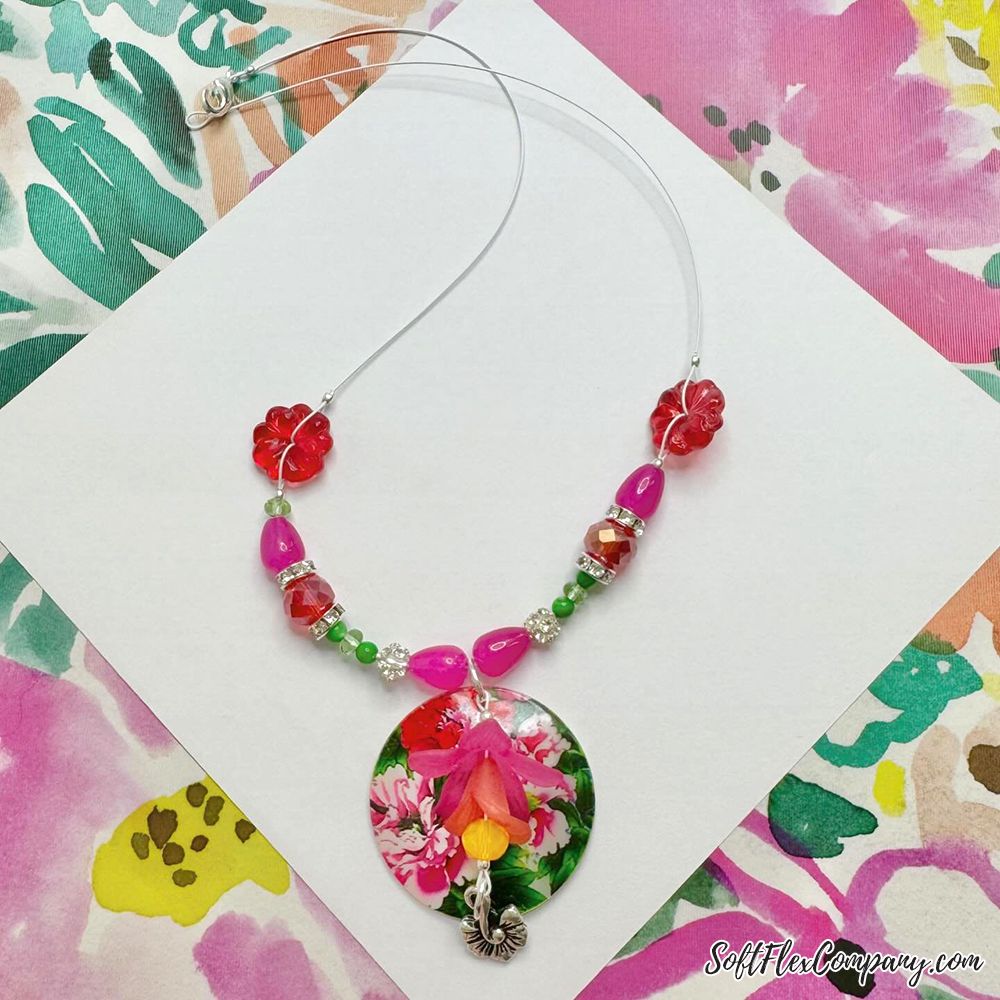 Exotic Blooms Necklace by Sara Oehler