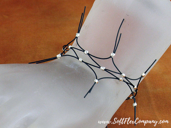 Faux Barb Wire Bracelet by Sara Oehler