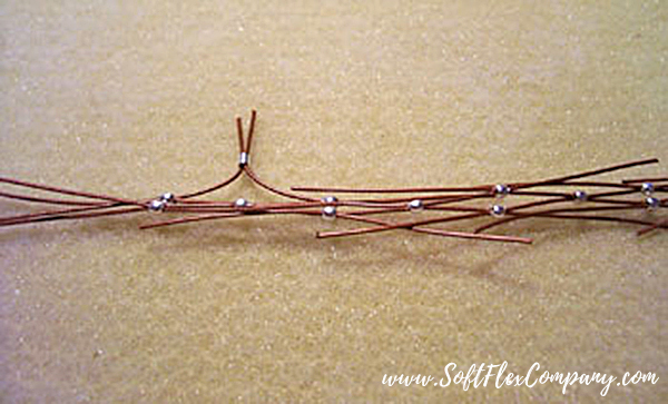 Faux Barb Wire Bracelet by Sara Oehler