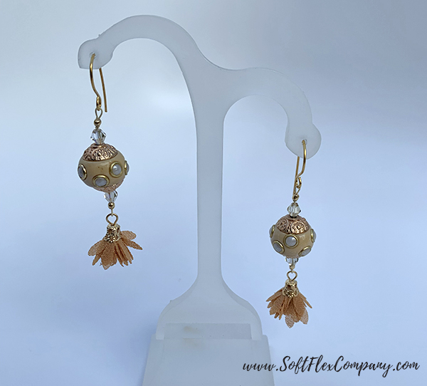 Golden Gate Fall Earrings by Sara Oehler