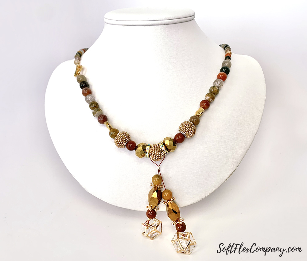 Gold & Quartz Necklace by Sara Oehler