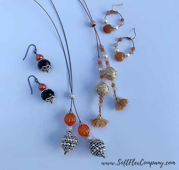 Halloween Necklace and Earrings by Sara Oehler