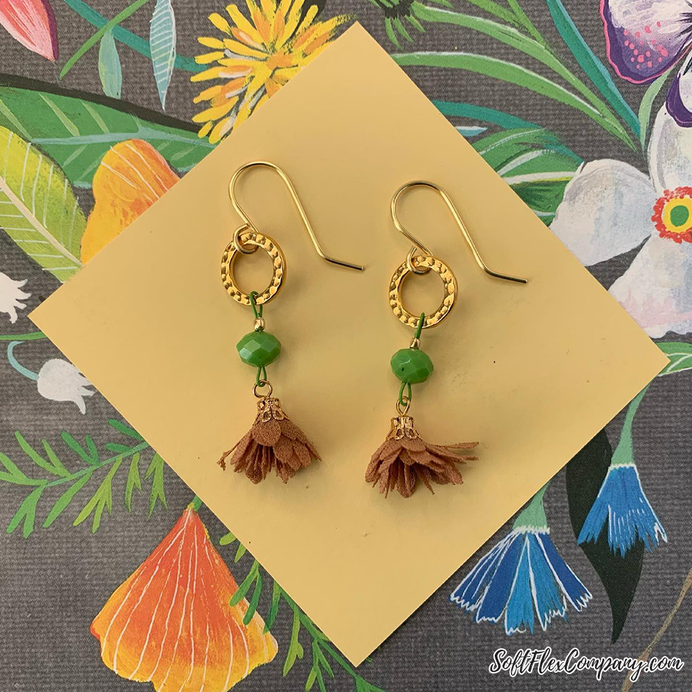 Green Earrings by Sara Oehler