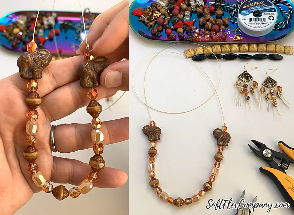 Safari Necklace & Earrings by Sara Oehler