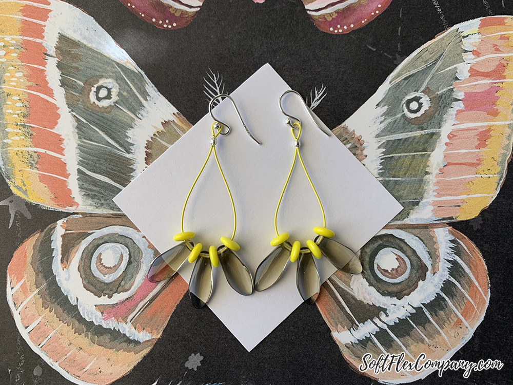 Illuminating Yellow and Ultimate Gray Earrings by Sara Oehler
