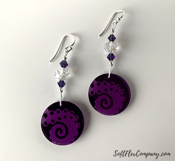 Jesse James Beads Design Challenge Earrings by Sara Oehler