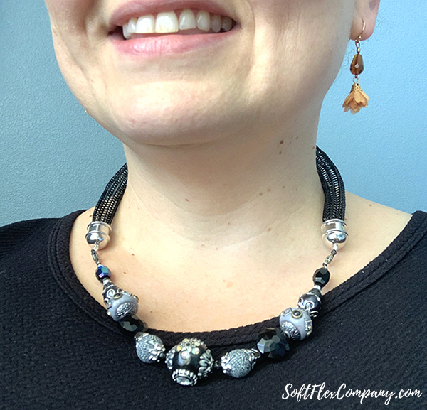 Black Knitted Hocus Pocus Necklace by Sara Oehler