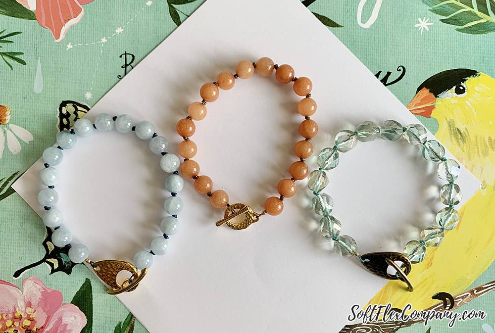 Knotted Beaded Bracelets by Sara Oehler