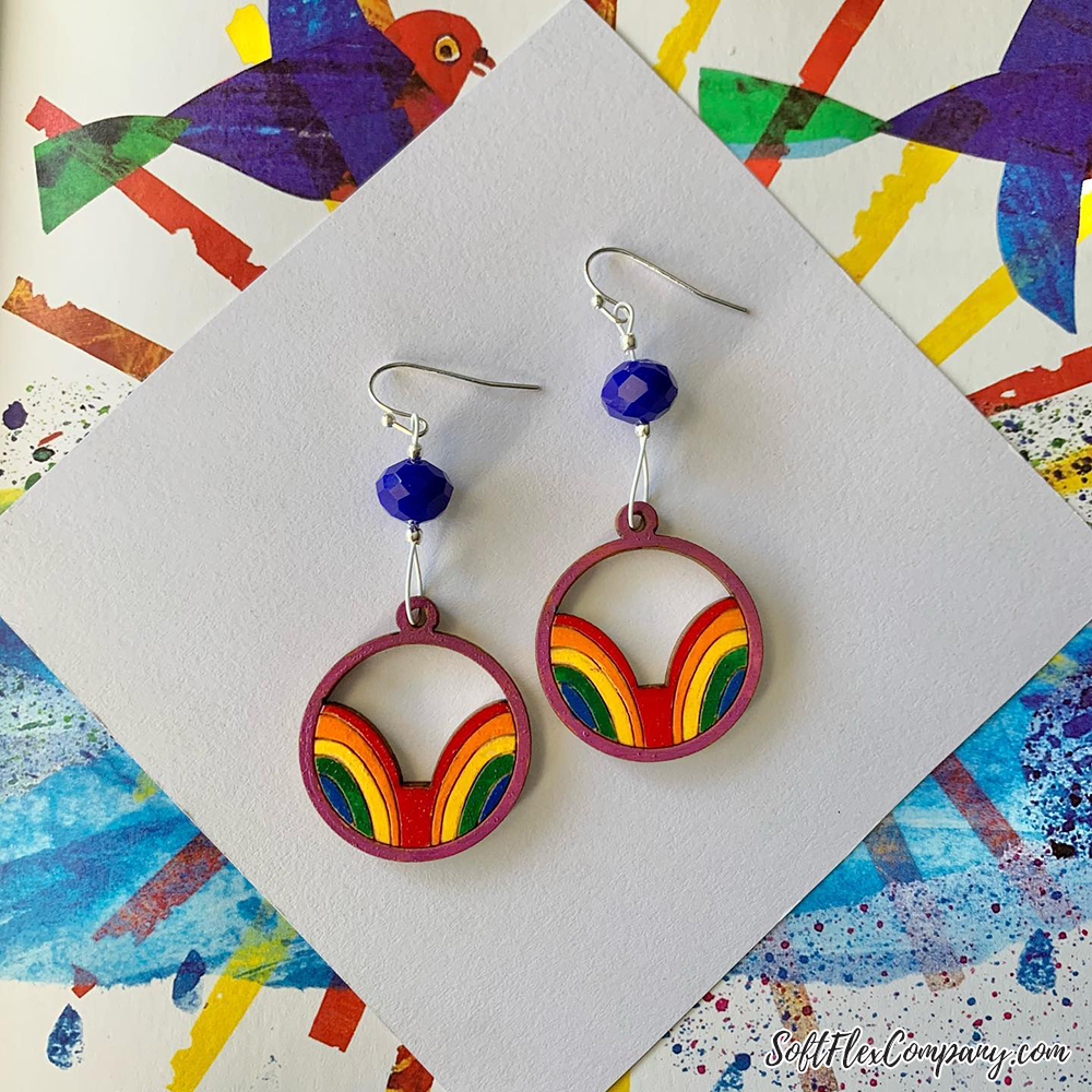 Love Is Love Rainbow Earrings by Sara Oehler