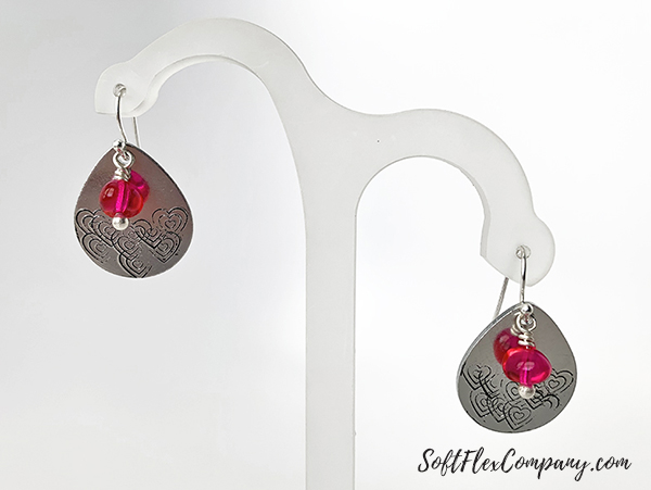 Metal Stamp Earrings by Sara Oehler