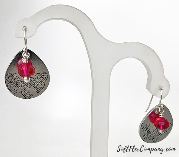 Metal Stamp Earrings by Sara Oehler