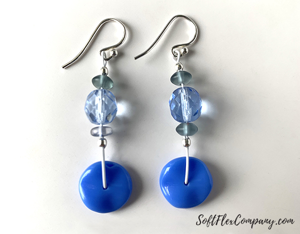 Pantone Classic Blue Earrings by Sara Oehler