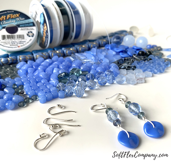 Pantone Classic Blue Earrings by Sara Oehler