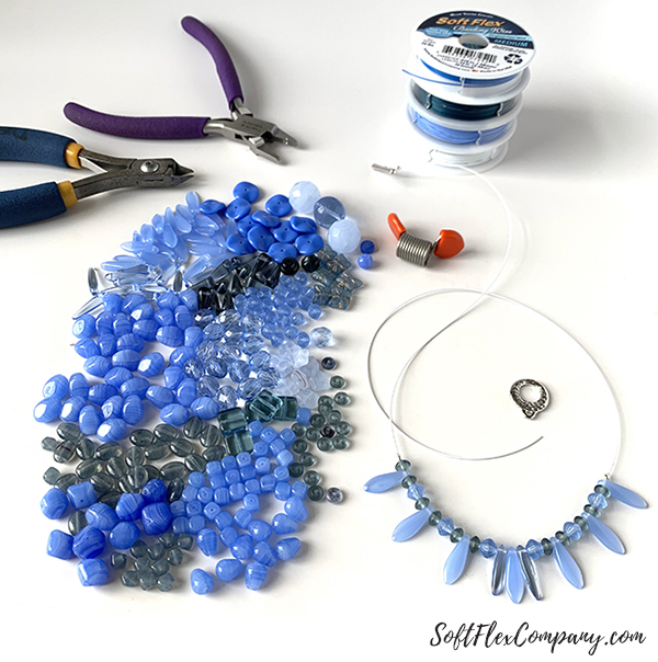 Pantone Classic Blue Necklace by Sara Oehler