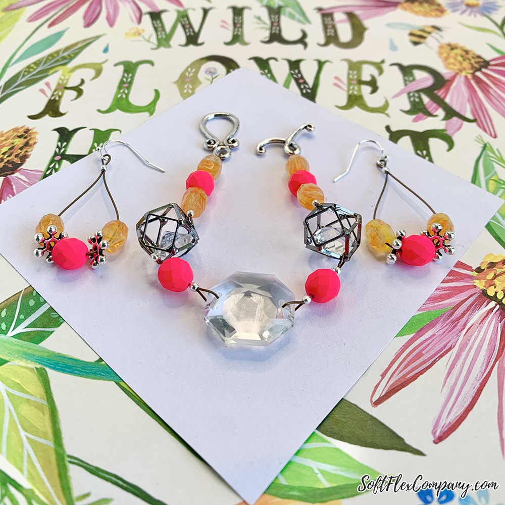 Peace And Love Bracelet and Earrings by Sara Oehler