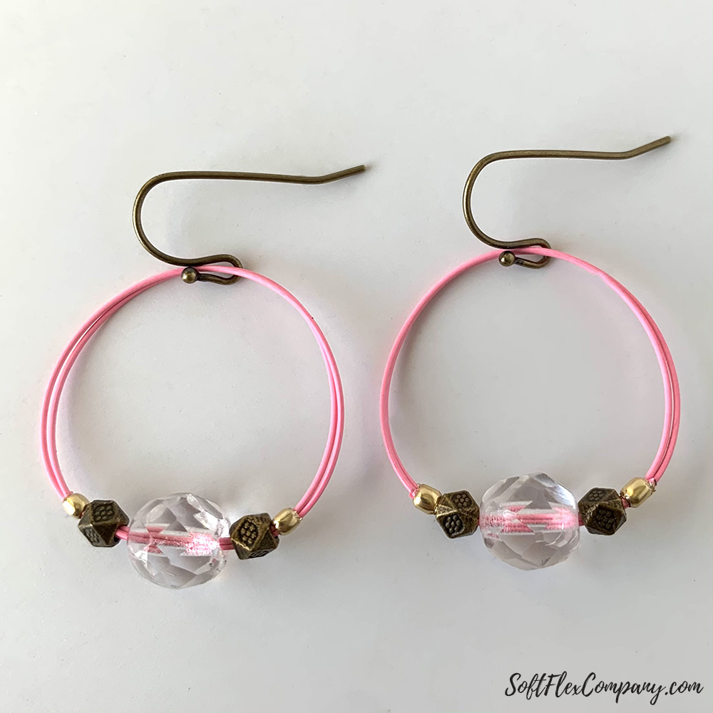 Pink & Gray Earrings by Sara Oehler
