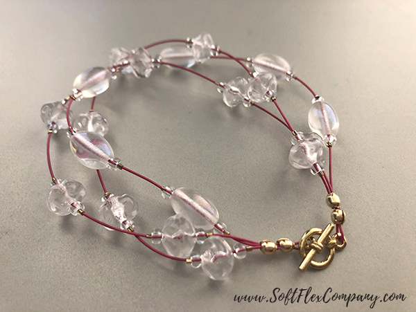 Pink Illusion Style Bracelet by Sara Oehler
