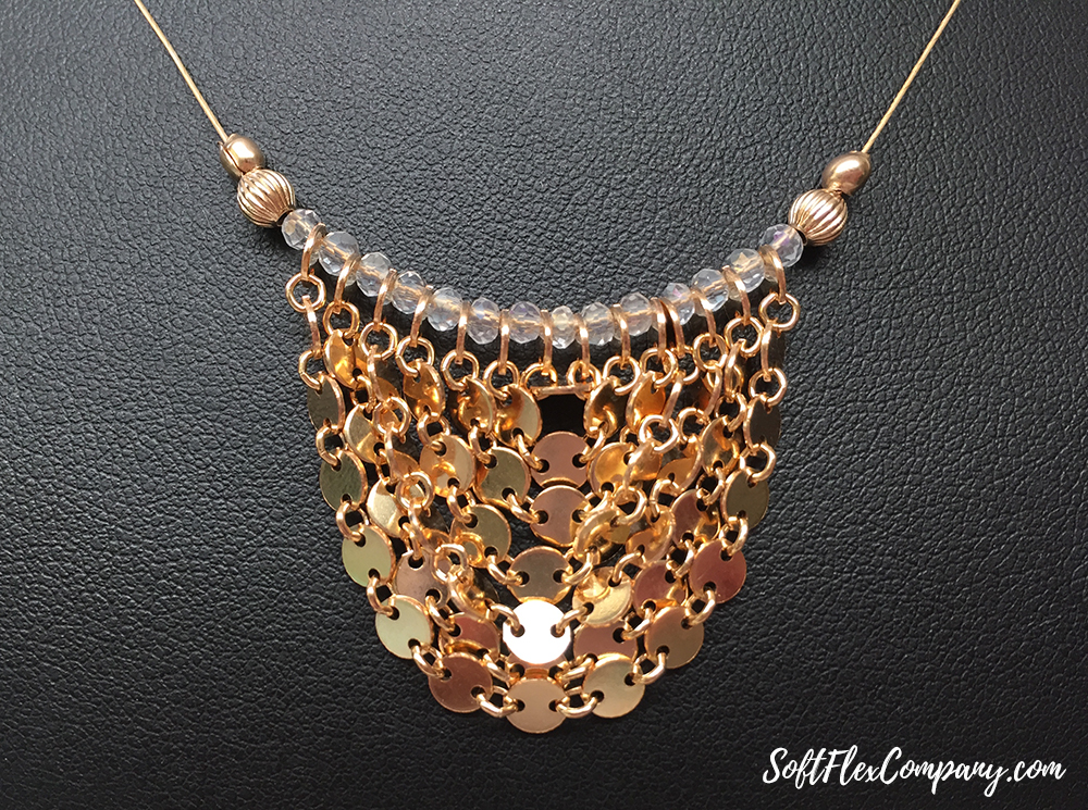 Plazko Chain and Clear Beads Necklace - Variation 2 by Sara Oehler Plazko Chain and Clear Beads Necklace - Variation 2 by Sara Oehler