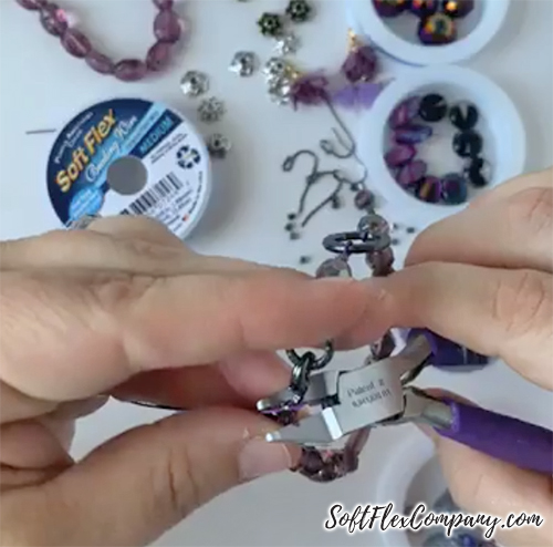 Purple Polka Dot Bracelet by Sara Oehler