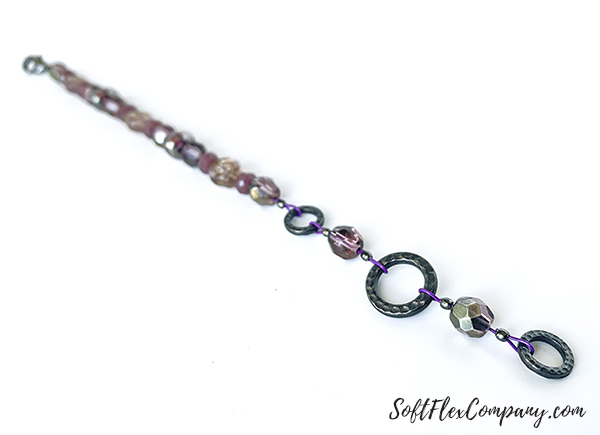 Purple Polka Dot Bracelet by Sara Oehler