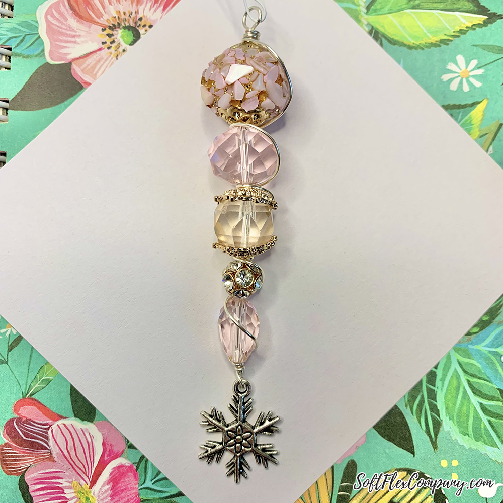 Rosé All Day Icicle Pendant by Sara Oehler