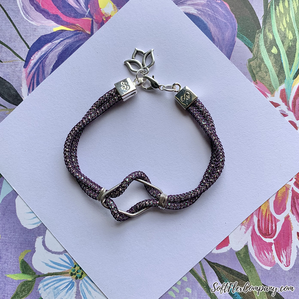 SilverSilk and Chain Bracelet by Sara Oehler