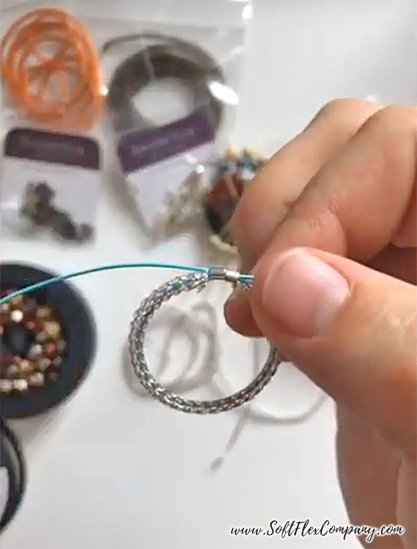 Sara Oehler designs a pair of earrings from the SilverSilk Mystery Design Kit