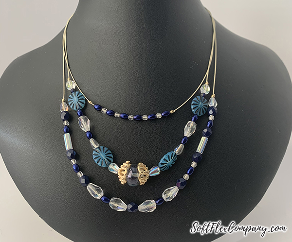 Snow Queen Multi Strand Necklace by Sara Oehler