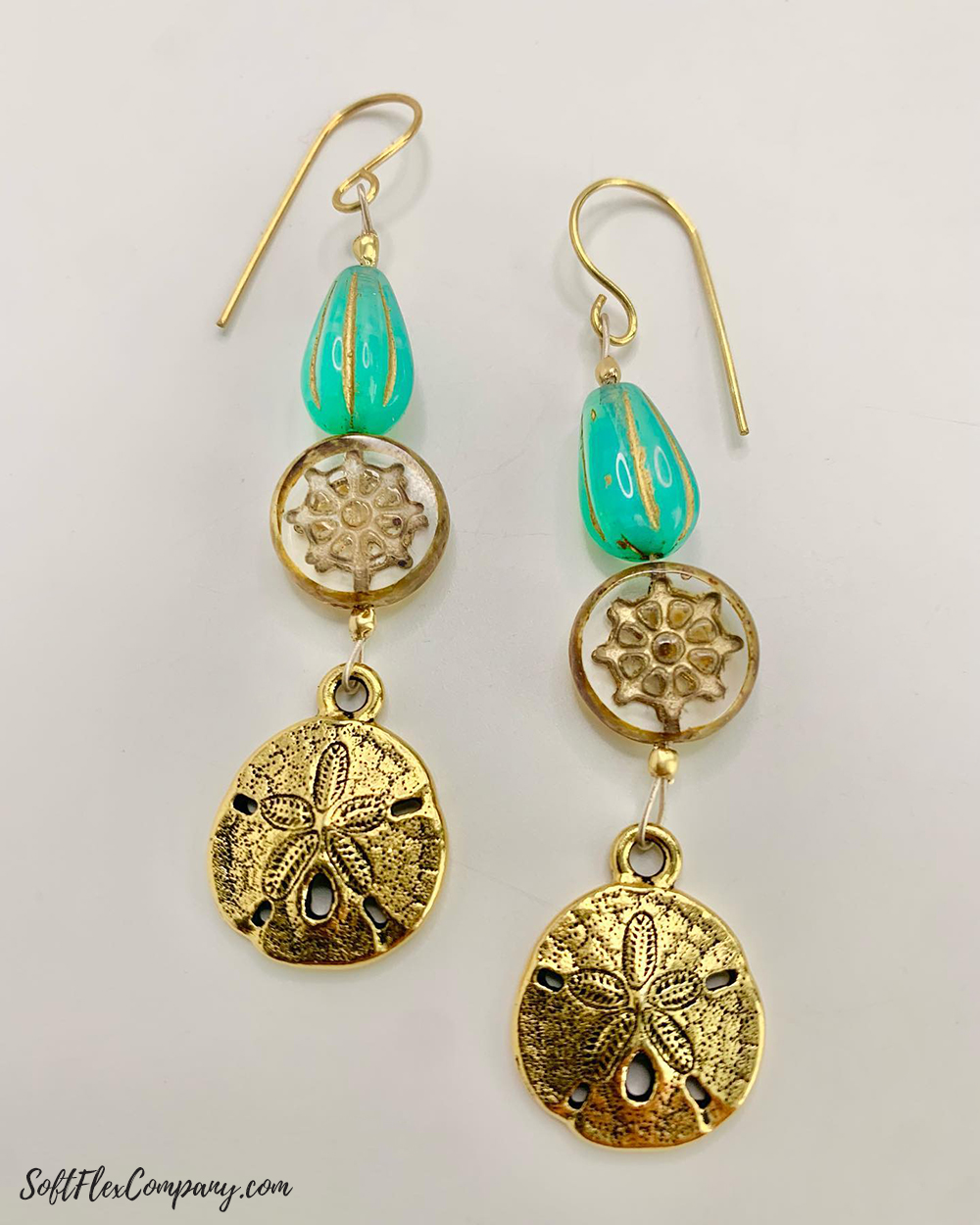 Soft Flex & Sam's Bead Shop Earrings by Sara Oehler