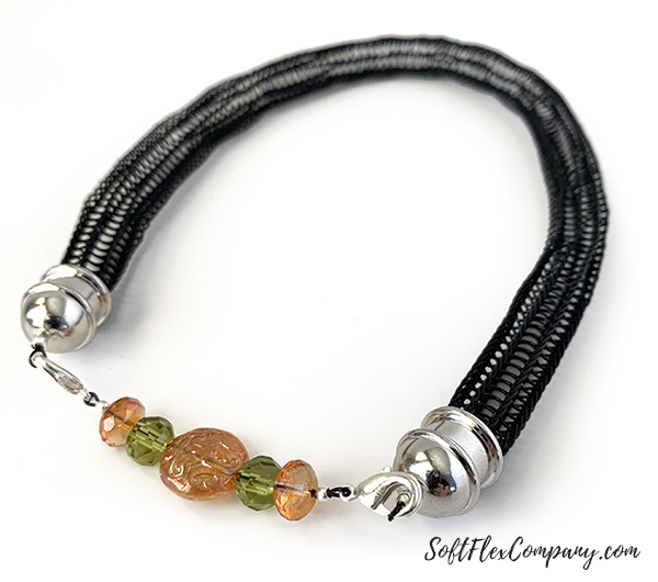 Sof Flex Black Knit Necklace by Sara Oehler