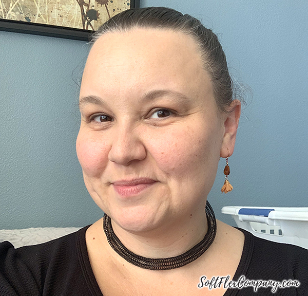 Sof Flex Black Knit Necklace by Sara Oehler