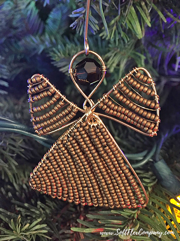Soft Flex Craft Wire Angel Ornament by Sara Oehler