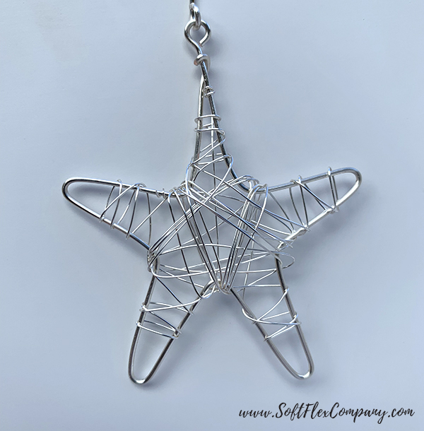 Soft Flex Craft Wire Star Ornament by Sara Oehler