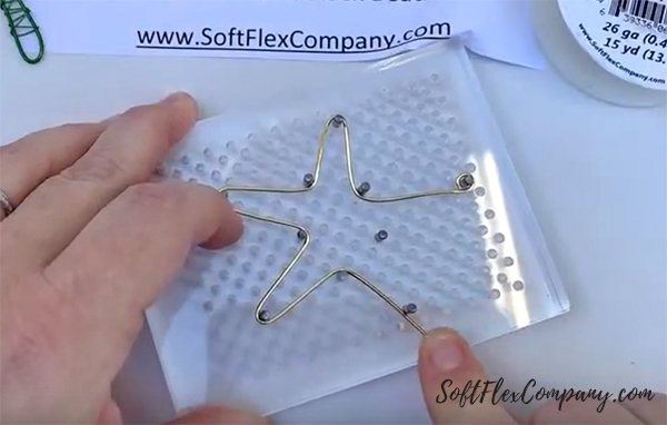 Soft Flex Craft Wire Star Ornament by Sara Oehler