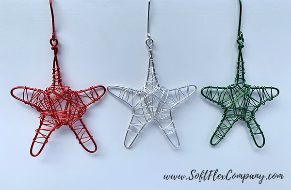 Soft Flex Craft Wire Star Ornaments by Sara Oehler