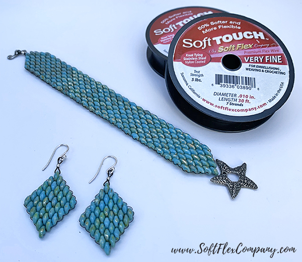By The Sea Bracelet and Earrings by Sara Oehler