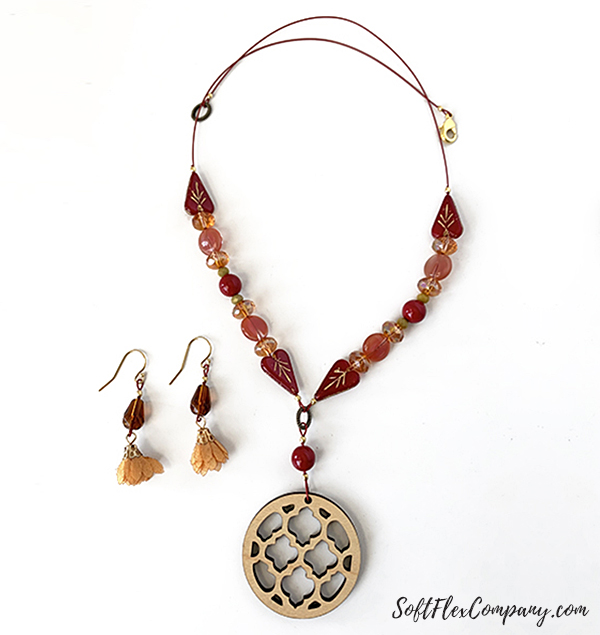 Spice Market Earrings and Necklace by Sara Oehler