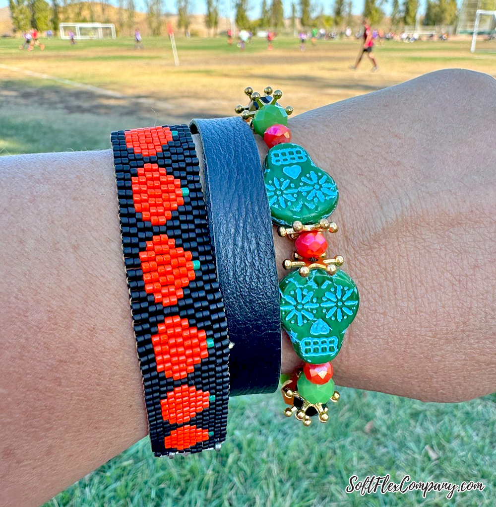 TGBE Fall Fest 2024 Sugar Skull Bracelet by Sara Oehler